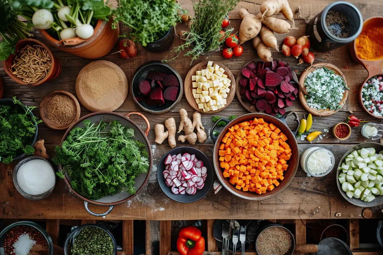 Comment cuisiner les légumes racines: méthodes créatives pour des plats végétaliens savoureux