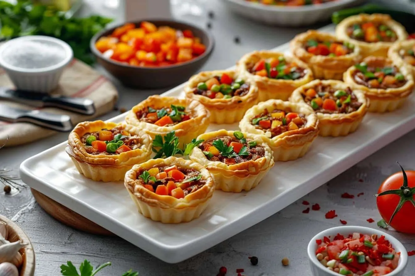 Comment préparer des tartelettes salées apéritives design facilement