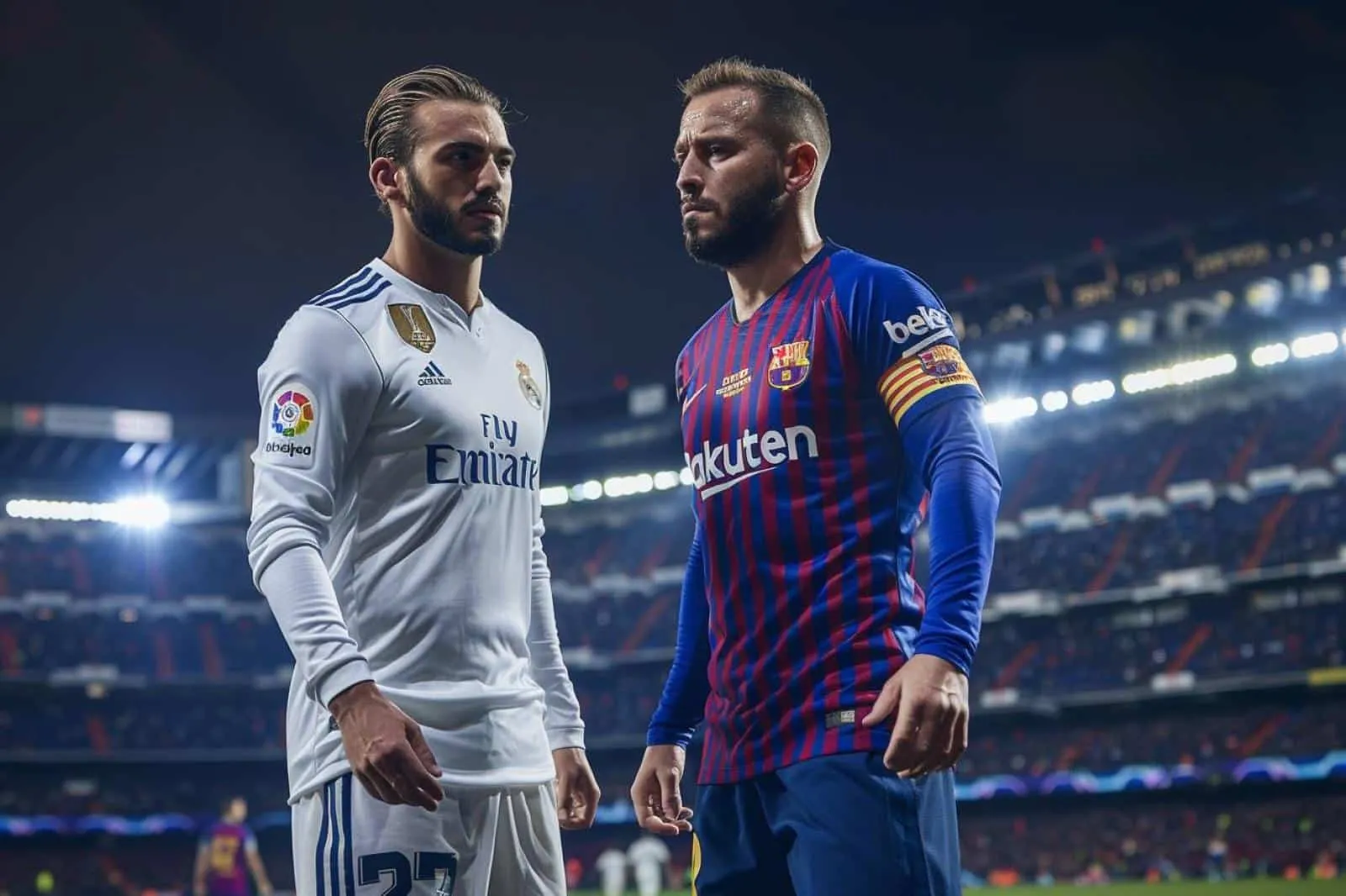 Comparaison des maillots du Real Madrid et du Barça : histoire et design