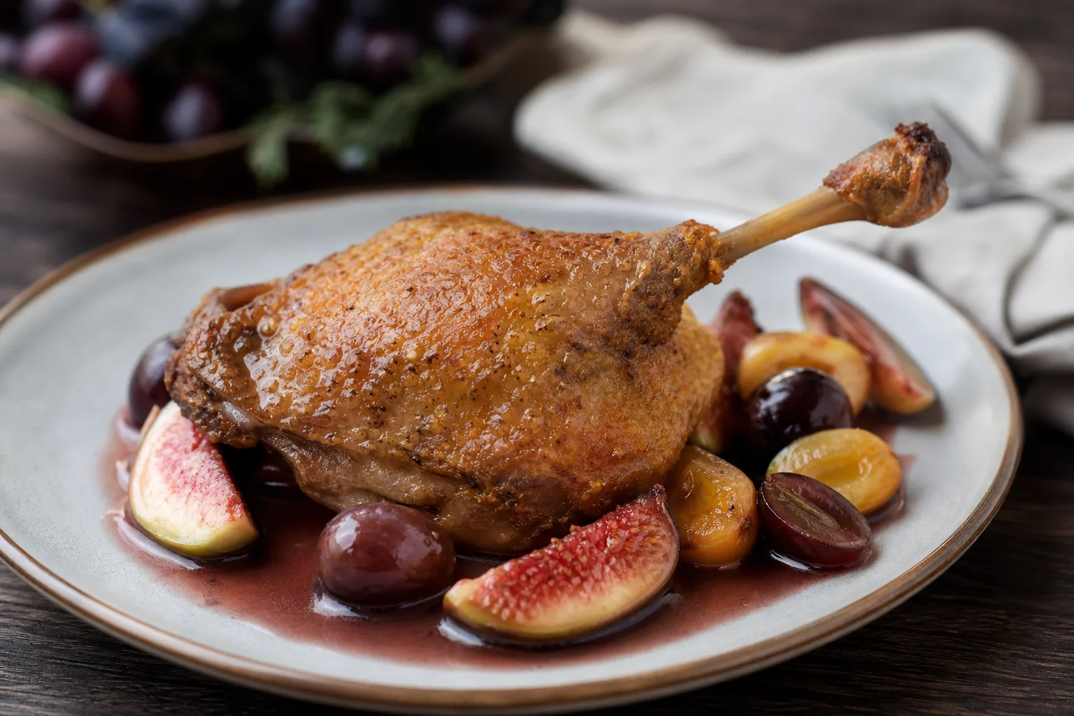 Recette confit de canard avec fruits : Une touche fruitée pour sublimer votre confit