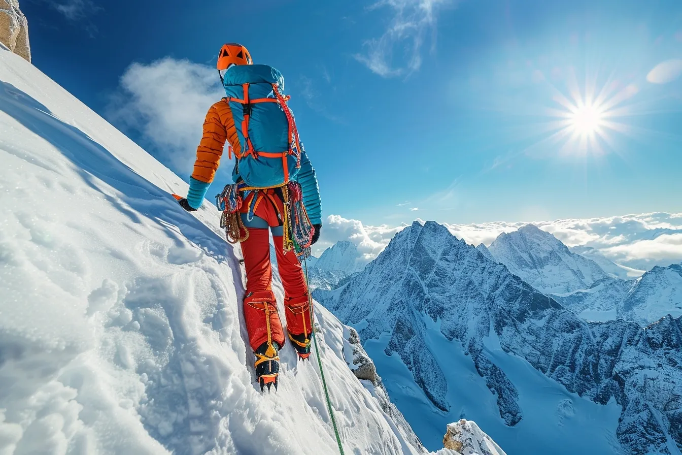 Escalade en haute montagne