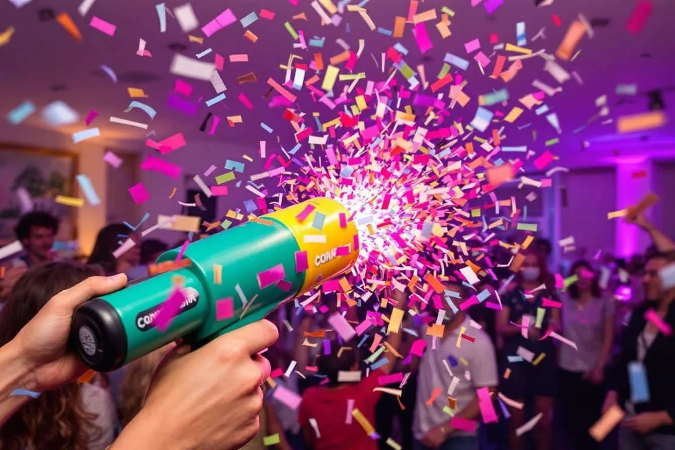 Est-ce que les canons à confettis sont réutilisables ?