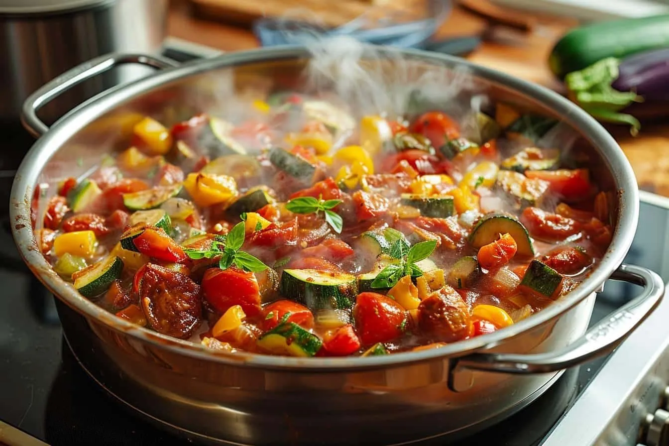 Le temps de stérilisation de la ratatouille cuite en cocotte minute