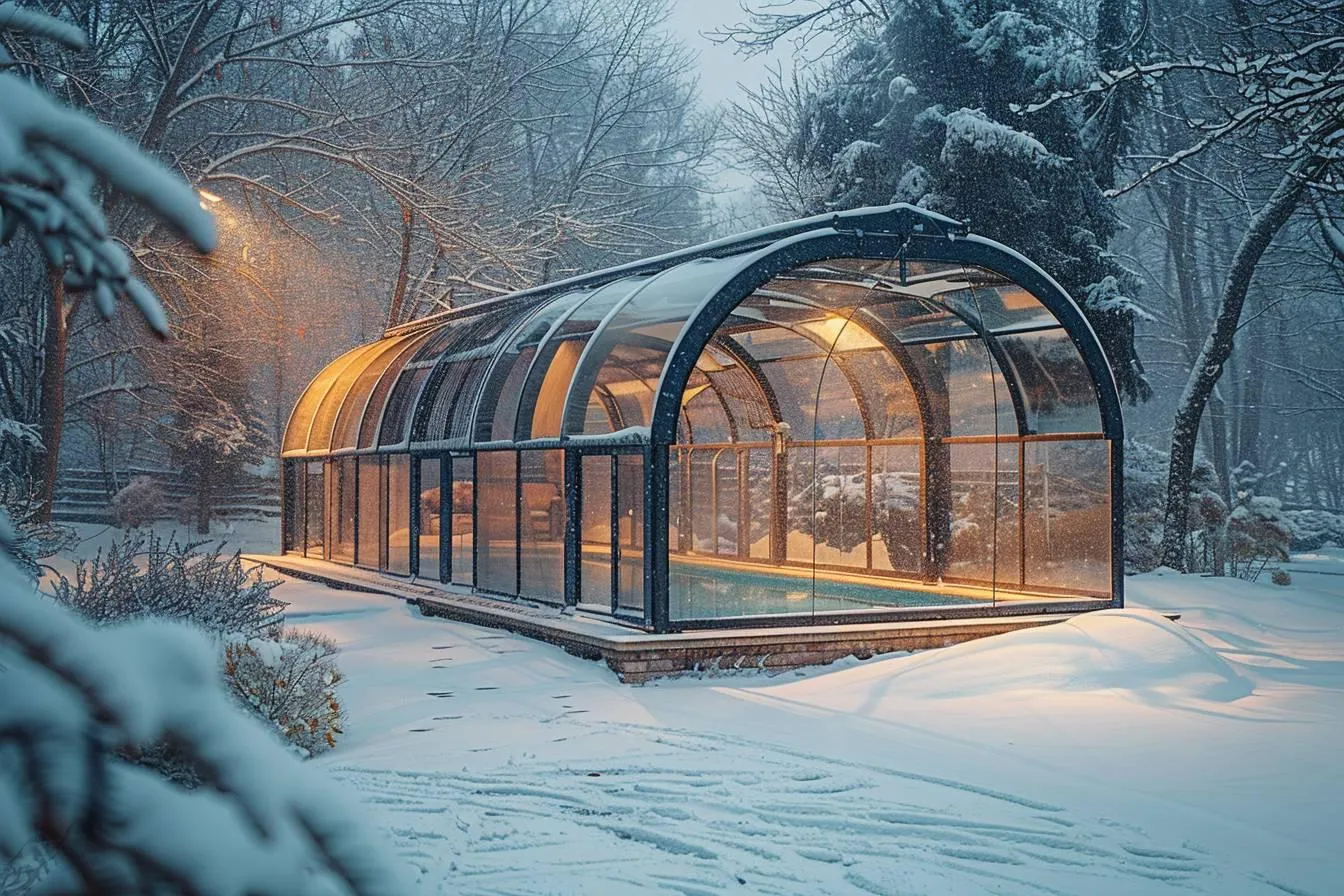 Les abris piscine haut sont-ils résistants à la neige ?