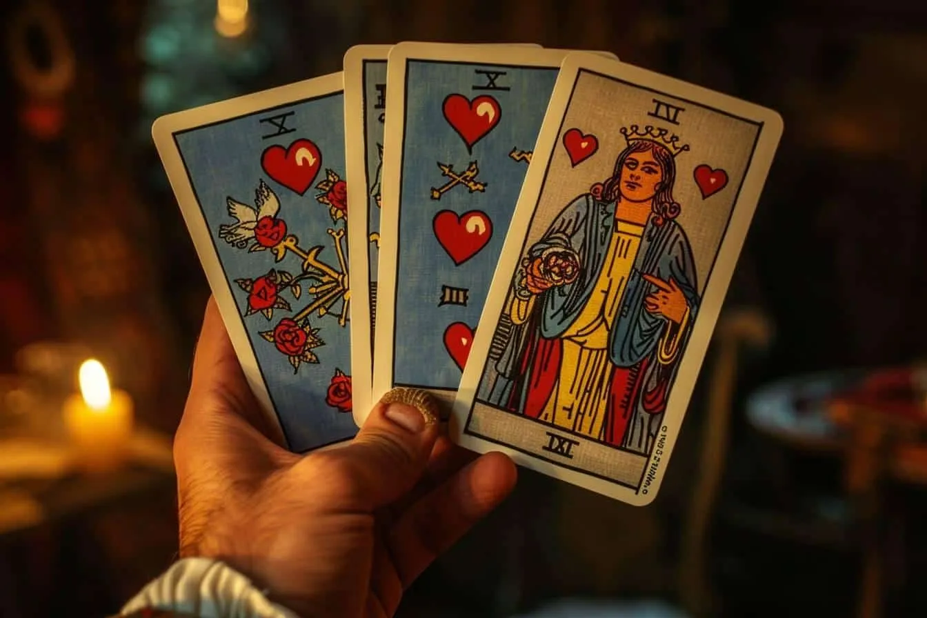 Les symboles amoureux dans le tarot et leur signification dévoilée