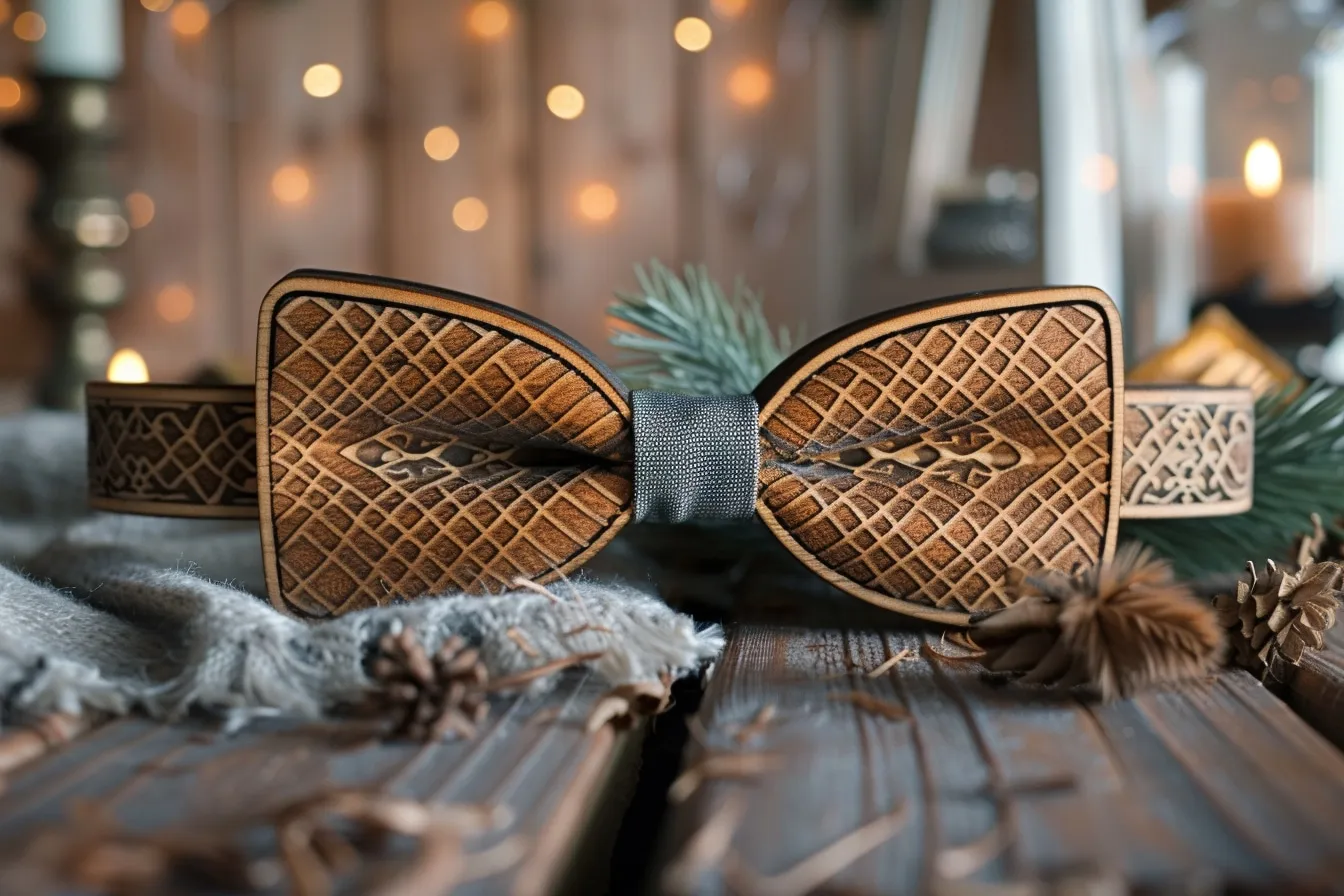 Noeud papillon en bois et tissu: tendance et conseils pour un accessoire unique et élégant