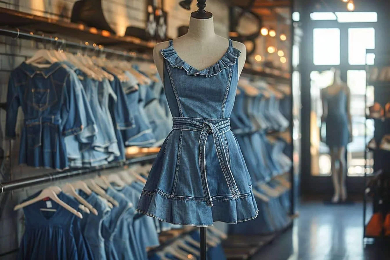 Quelles sont les cuttings populaires pour les robes en jeans?