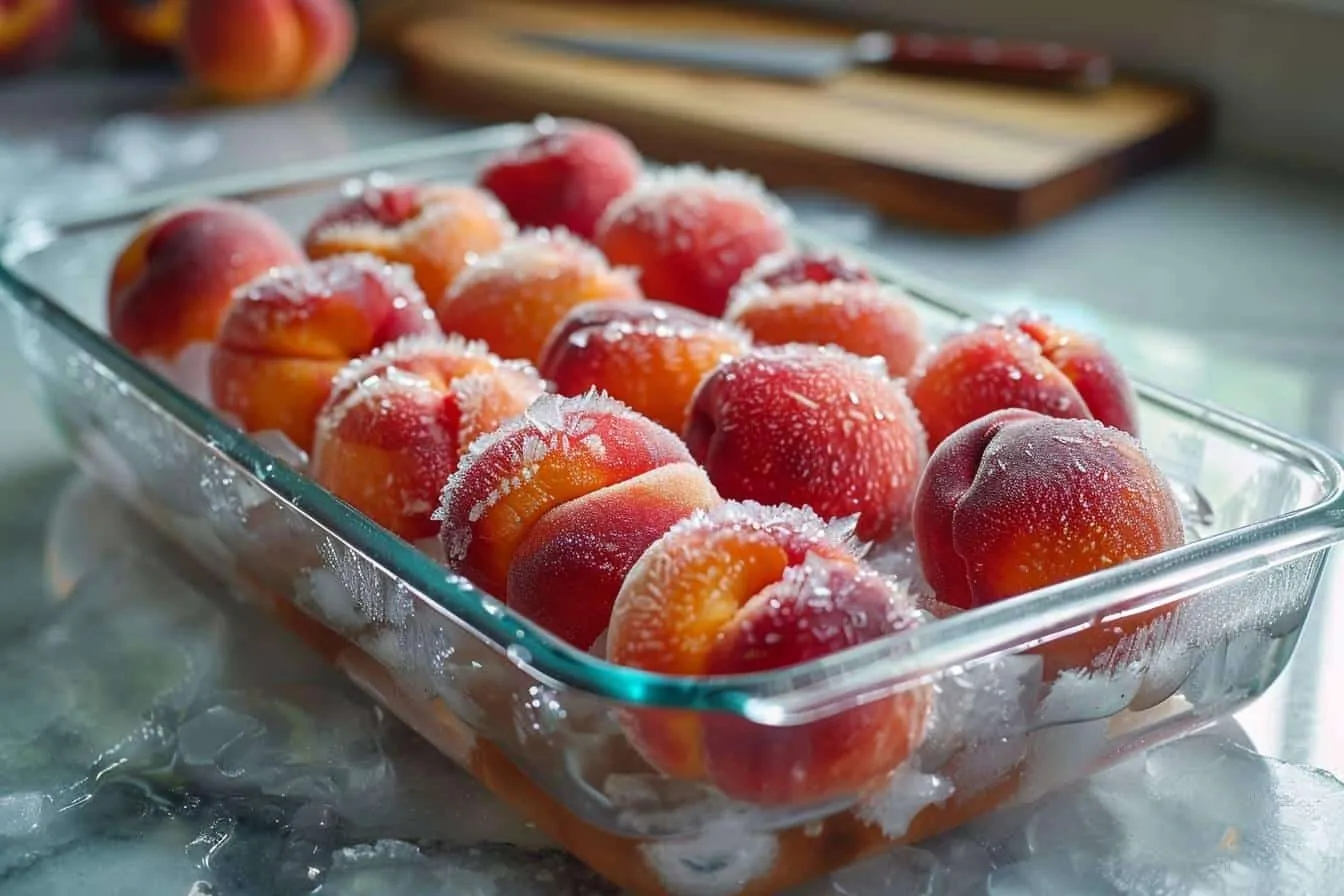 Technique de congélation des pêches pour préserver leur saveur