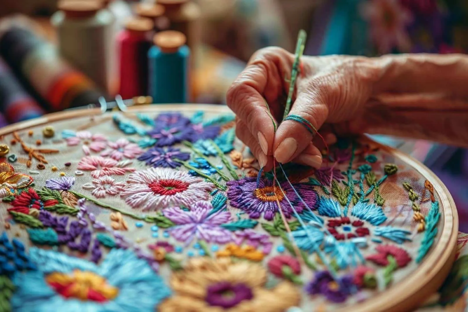 Techniques de broderie à la main pour créer des œuvres uniques et touchantes